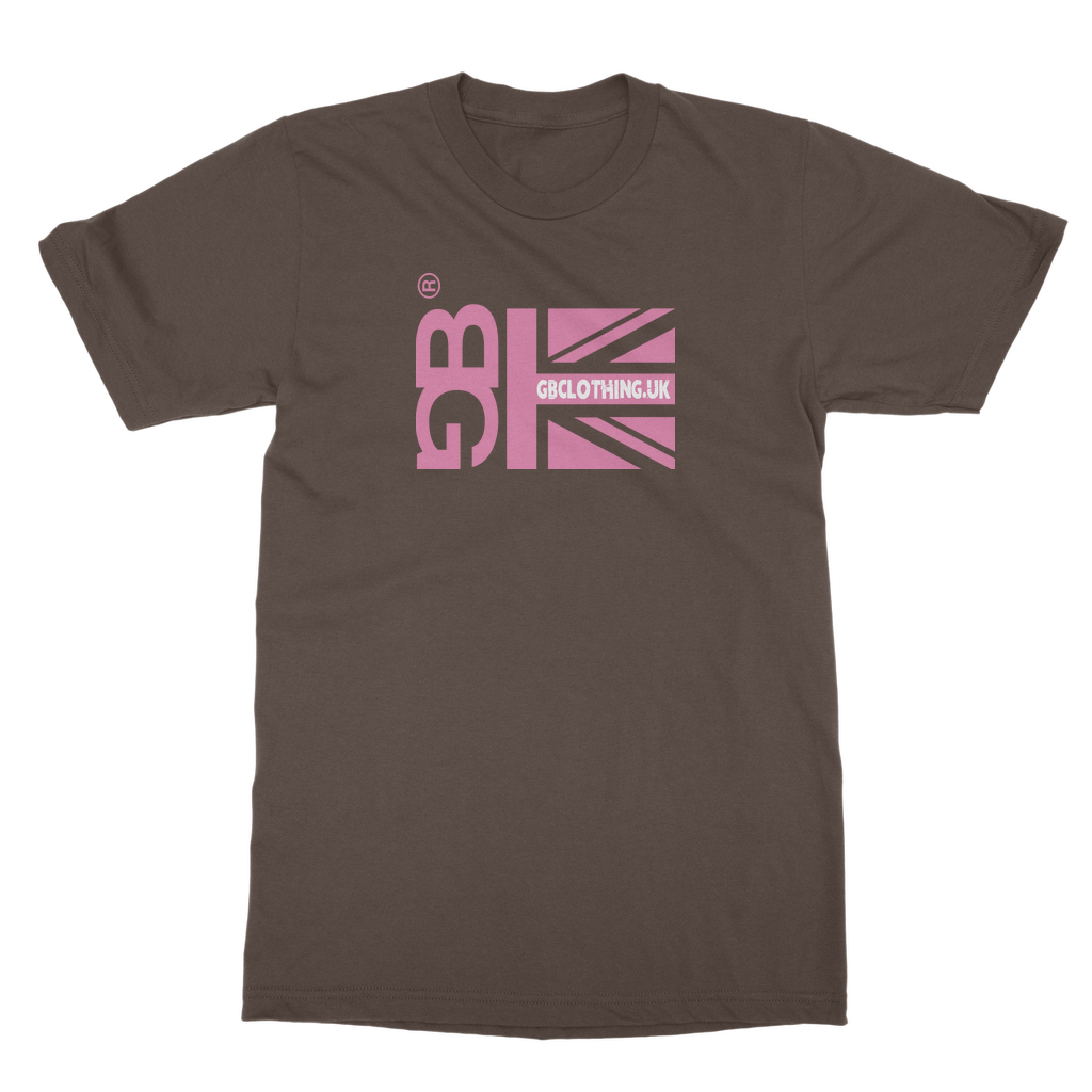 Pink Flag Classic Heavy Cotton Adult T-Shirt