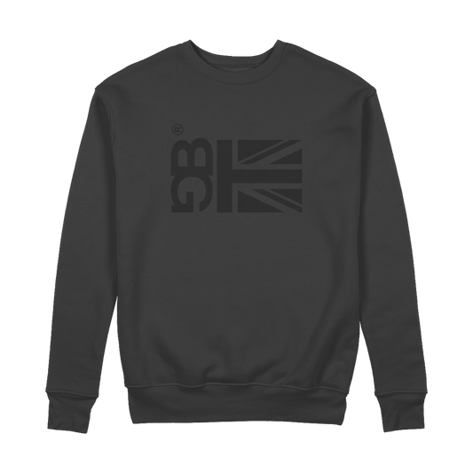 All Black 100% Organic Cotton Sweatshirt