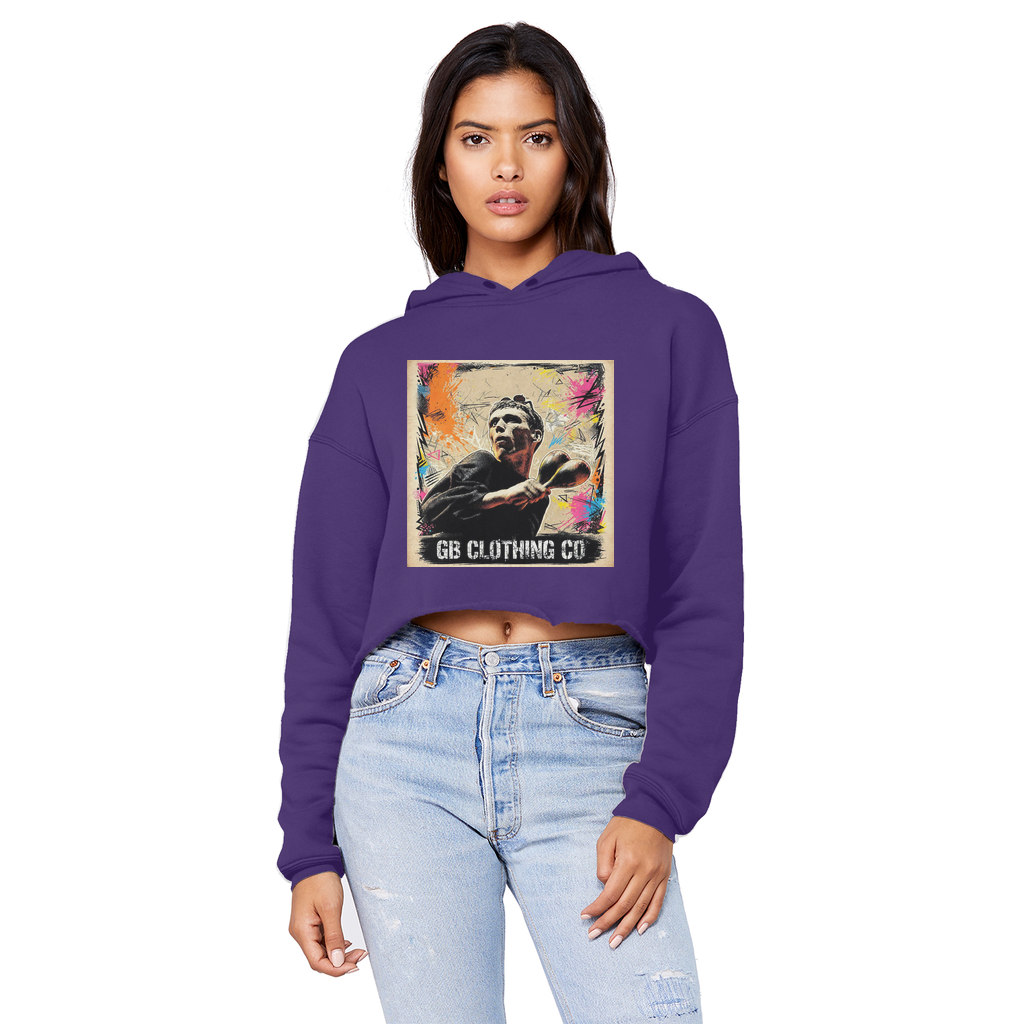 GB Legends - Bez Cropped Raw Edge Boyfriend Hoodie