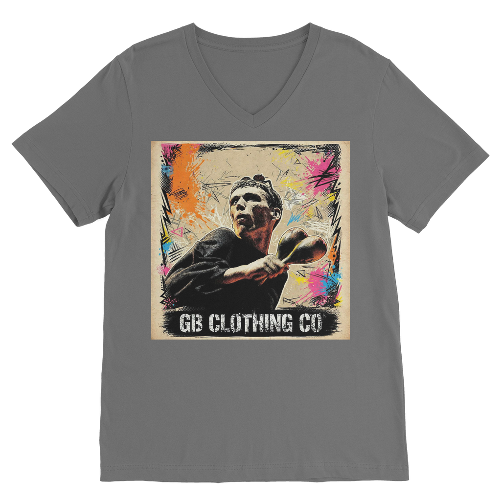 GB Legends - Bez Classic V-Neck T-Shirt