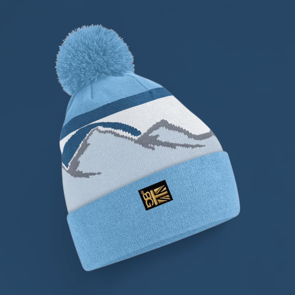 Mountain Peak Bobble Hat