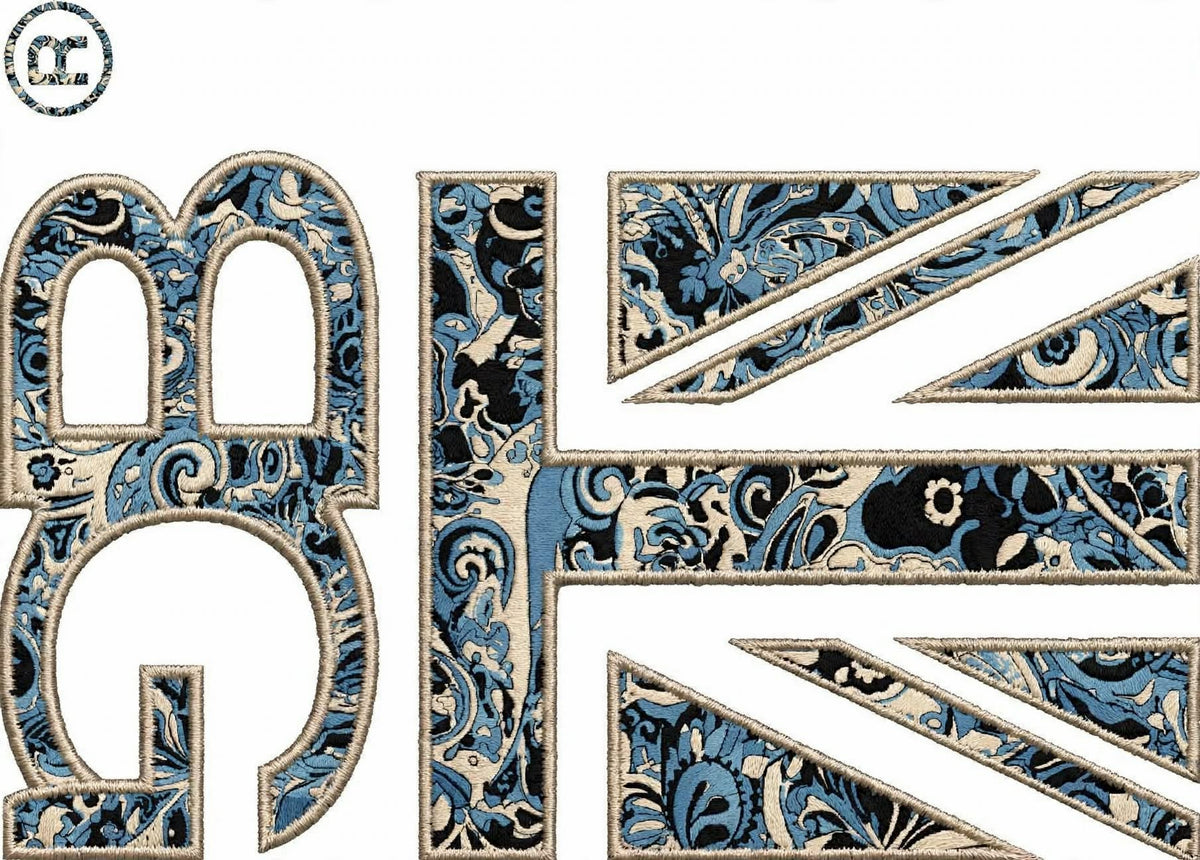 Heavyweight Hoodie - Blue Paisley